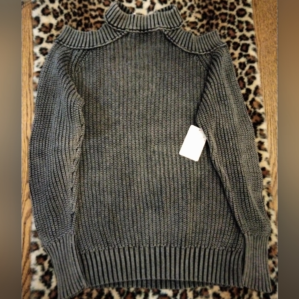 Free People Open Shoulder Sweater